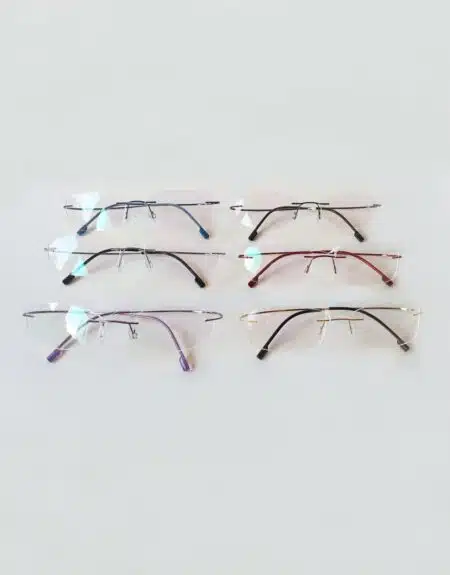 Gafas de aleación de titanio ultraligeras y gafas de lectura de aleación de titanio en varios colores