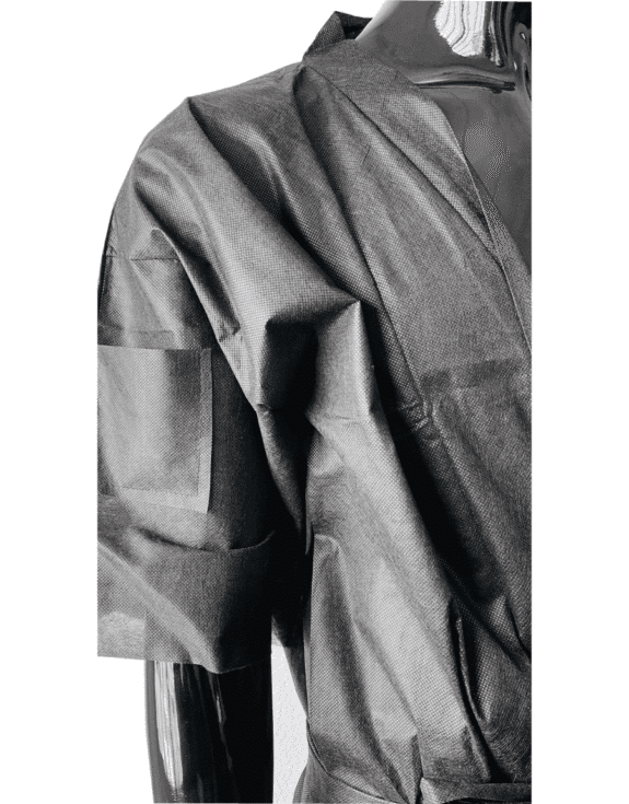 Kimono desechable negro
