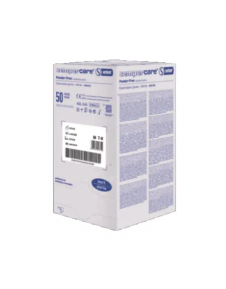 Caja de Guantes estériles de Nitrilo Sin Polvo