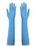 guantes de nitrilo puño extralargo de 40 cm