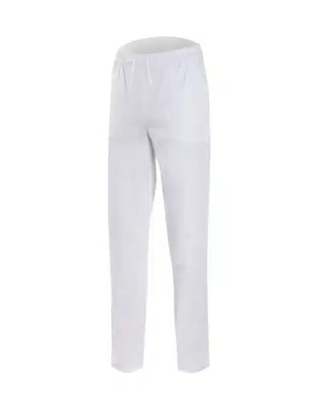 Pantalón sanitario blanco en maniquí