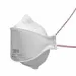 Mascarilla FFP3 sin válvula 9330+ de la marca 3M y color blanco