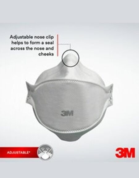 Mascarilla FFP2 3M sin válvula 9320+ ajustable en la nariz