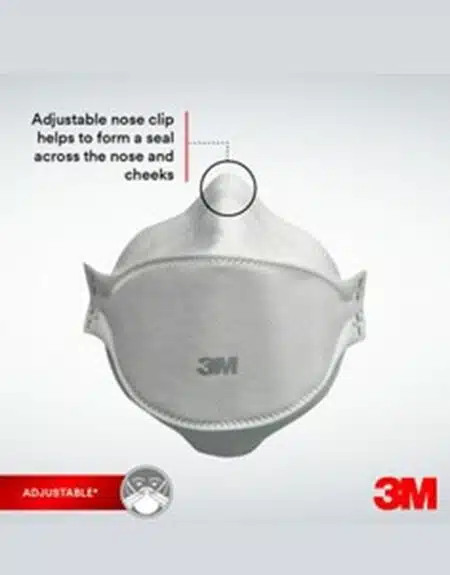 Mascarilla FFP2 3M sin válvula 9320+ ajustable en la nariz