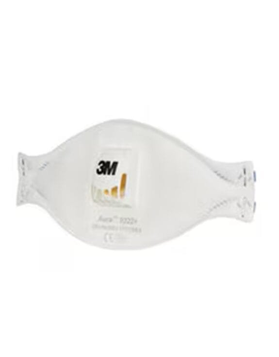 3M Aura Mascarilla para partículas, FFP2, con válvula, 9322+ (1)