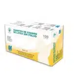 Caja de guantes de látex sin polvo marca alba